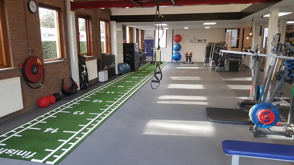Trainingsruimte met apparatuur bij partner Fyla Fysio & Fit